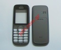 Γνήσιο σετ πρόσοψης Nokia 100 Black σε μαύρο χρώμα (Πρόσοψη με καπάκι μπαταρίας)