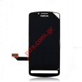Front Nokia 700 touch screen digitazer (OEM) panel in Black