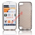 Transparent hard plastic case for Apple iPod 5 GN TRN in clear color