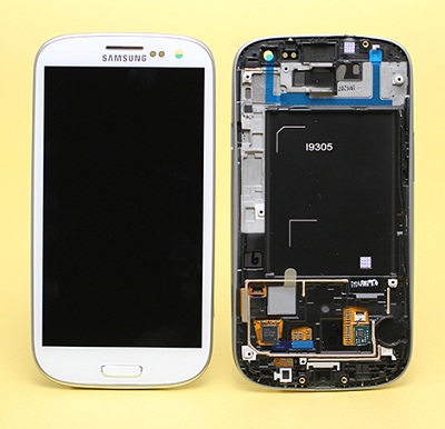 Original LCD Display set Samsung GT Galaxy S III i9305 LTE White