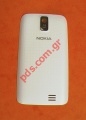 Original battery cover Nokia Asha 309 White color