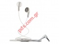 Original headset Sony Ericsson MH-410c White Bulk (Walkman silicon earloop).