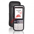 Case with zip for Nokia C5-00 Black