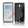 Back case super slim line with S type Sony Xperia SOLA MT27i in black color