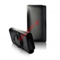 Case horizontal Full style VIP for IPhone 5, SONY Xperia J ST26i Black