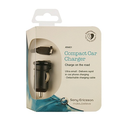 Original Car Charger Sony Ericsson AN-401+EC450 Blister