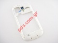 Original middle back rear cover Samsung GT i9300 Galaxy S III in White color