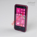 Θήκη Jekod TPU Gel Nokia Lumia 620 Black σε σκούρο μαύρο χρώμα.