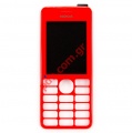Original front cover Nokia 206 Red with window glass len