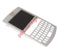 Original housing front cover Nokia Asha 205 White color with window glass