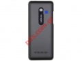 Original battery cover Nokia Asha 206 Black (DUAL 2 SIM) 