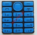 Original keypad for Nokia 206 blue color