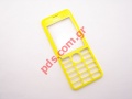 Original housing front cover Nokia 206 Yellow with window.