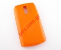 Original battery cover Nokia Asha 205 Orange color (1 SIM)