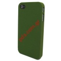 Case Apple iPhone 4, 4S Hard finish grain in Green