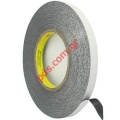 Tape Roll of adhesive black tape 1.0 cm and 3m strong double sided for digitizers, frames and lot works