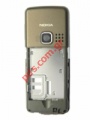 Original middle cover Nokia 6300 Chocco Brown whith parts 