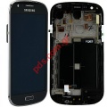 Original LCD set Samsung GT Galaxy Express i8730 Grey Display with Touch Unit Digitazer Complete.