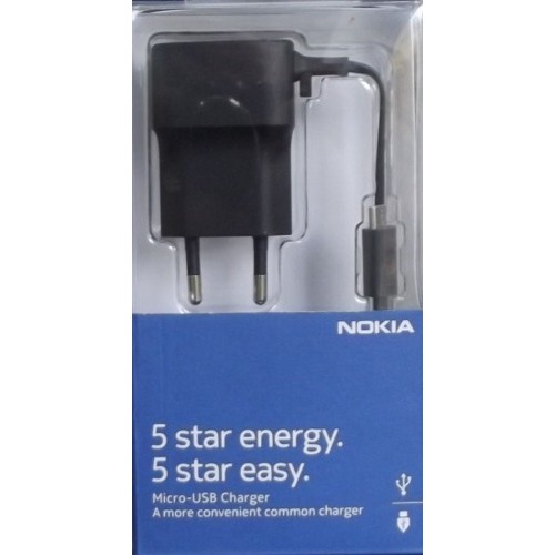 0riginal travel charger Nokia AC-20E in blister.