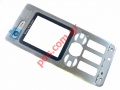 Original Sony Ericsson W880i Front cover Silver with glass