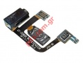 Original flex cable Samsung S5660 Galaxy Gio with ear speaker and Audio connector