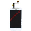   LCD Display HTC ONE SV (OEM) White C520E   