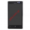 Original front cover Nokia Lumia 925 Silver with touch screen digitizer and LCD Display 