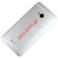 Original battery cover HTC ONE M7 801e White color.