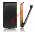 Protective case flip open type Slim Samsung i8190 Galaxy S III Mini Black 