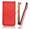 Protective case flip open type Slim Samsung i8190 Galaxy S III Mini Red 
