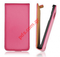 Protective case flip open type Slim Samsung i8190 Galaxy S III Mini Pink