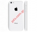 Γνήσιο πίσω καπάκι Apple iPhone 5C White σε λευκό χρώμα