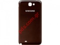 Original battery cover Samsung Galaxy Note 2 N7100 Brown with NFC antenna