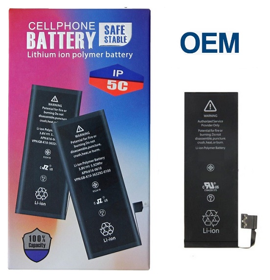 Internal battery iPhone 5C (OEM) Lion Polymer 1510mah BOX