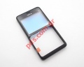 Original housing front cover Nokia ASHA 210 (1 SIM) 2013 Black A FRONT COVER with window