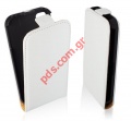 Flip Case Slim SONY Xperia J ST26i White 