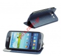 Case flip mute Samsung i9500 Galaxy S4 blue