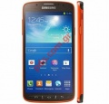 Original complete front set LCD Samsung Galaxy S4 Active i9295 Orange.
