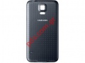 Original battery cover Samsung Galaxy S5 SM-G900F Black 