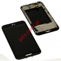 Original front cover LG E986 Optimus G Pro Black with touch screen and LCD display 