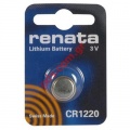 Μπαταρία Renata CR1220 Lithium Coin 3V mAh (ΤΕΜΑΧΙΟ 1) --Διατίθετε σε καρτέλα των 5 τεμαχίων--
