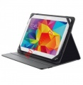 Θήκη Tablet Universal 10 inch Book smart stand Black σε μαύρο χρώμα 