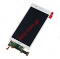 LCD set (OEM) Huawei Ascend P6 Display with Touch digitizer White .