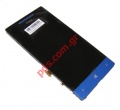 Original Complete set LCD Display HTC 8S, A620e Black with Blue including touch digitizer