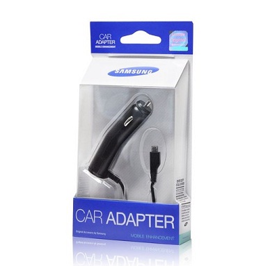 Original car charger ACAD-U10CBEC Micro USB Blister