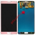 Original set LCD Samsung SM-N910F Galaxy Note 4 Pink with touch digitizer.