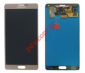 Original set LCD Samsung SM-N910F Galaxy Note 4 Gold with touch digitizer.