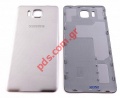 Original battery cover Samsung SM-G850F Galaxy Alpha silver chrome 