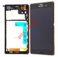    Sony Xperia Z3 (D6603) COPPER 1 SIM    Front+LCD+Touchscreen.
