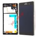    Sony Xperia Z3 (D6603) Silver Green     Front+LCD+Touchscreen.